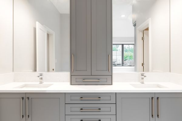 Bathroom Cabinet Refacing in Sherman