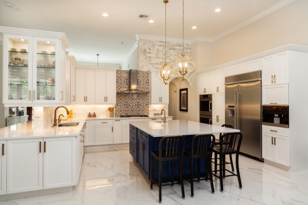 Kitchen Island Construction in Sherman
