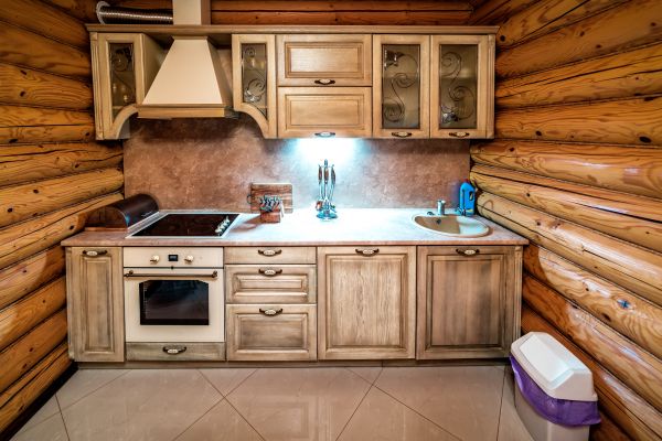 Rustic Cabinets Installation in Sherman