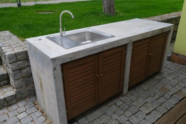 Exterior Cabinet Installation in Sherman